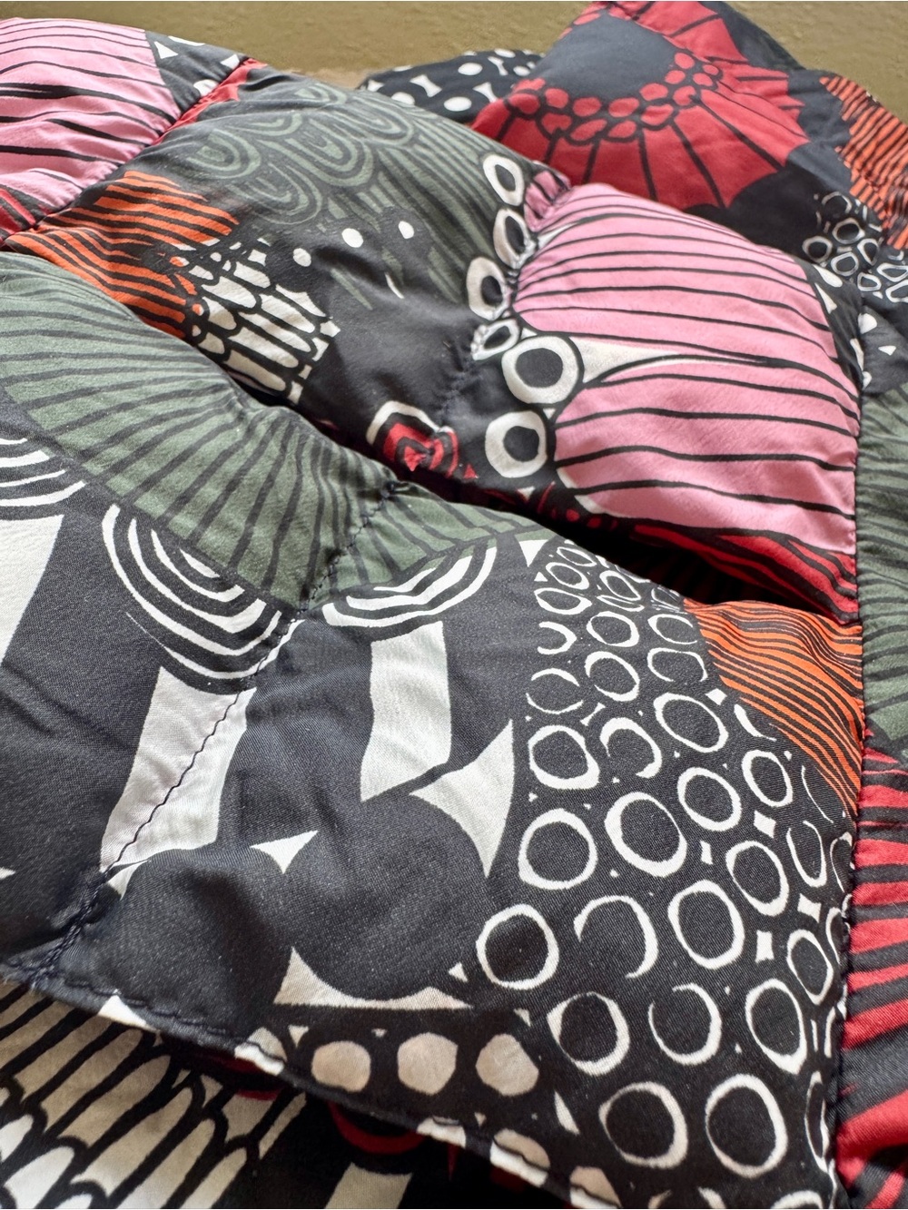 Marimekko for Uniqlo Padded Scarf in Multicolor Floral - Picture 5 of 7